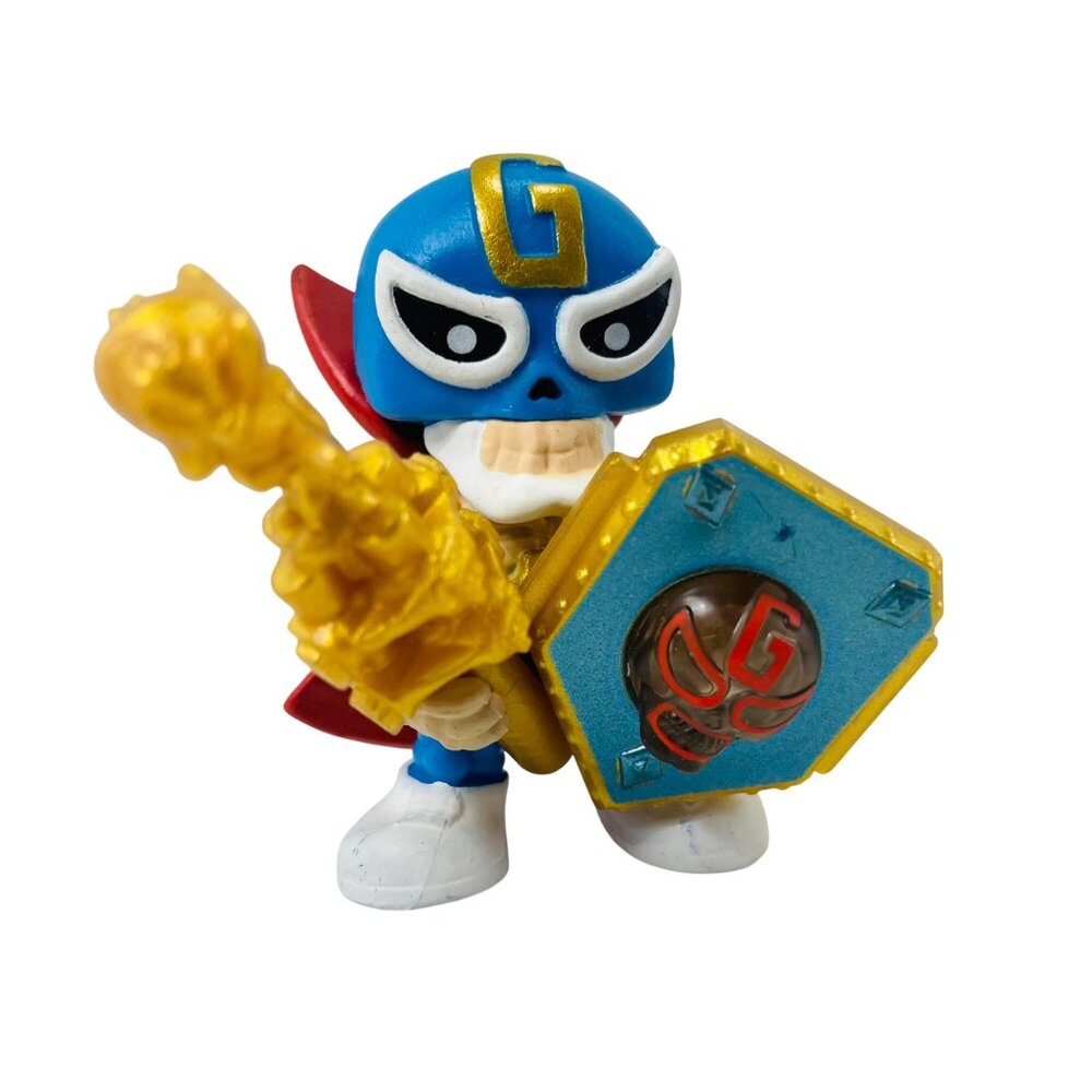 Moose Toys Treasure X Kings Gold Hunter El Lustro Figure With Staff and Shield